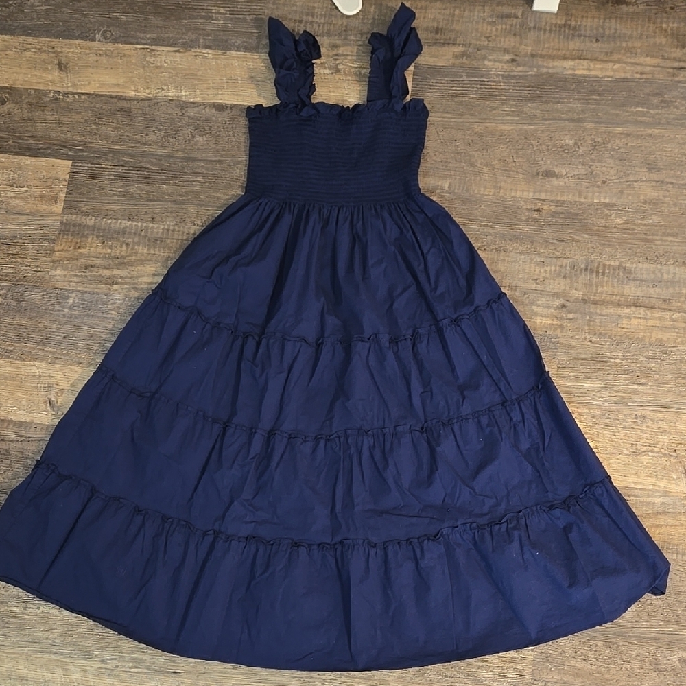 Navy Blue Hill House Dress